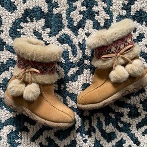 Cherokee suede boots baby girl size 6
